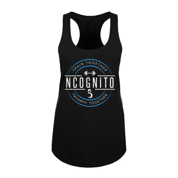 CIRCLE BADGE - WOMEN'S FITTED TANK TOP Thumbnail
