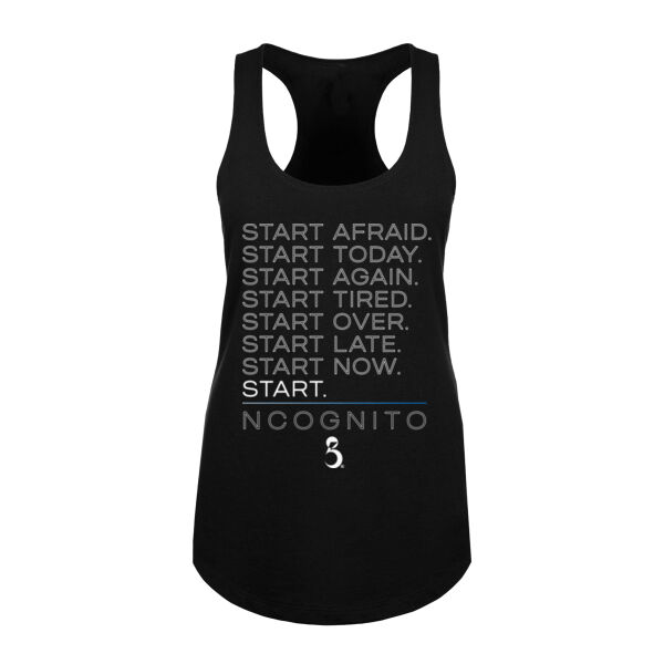 JUST START - WOMEN'S FITTED TANK TOP Thumbnail
