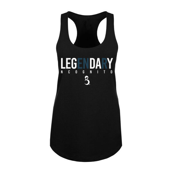 LEGENDARY LEG DAY - WOMEN'S FITTED TANK TOP Thumbnail