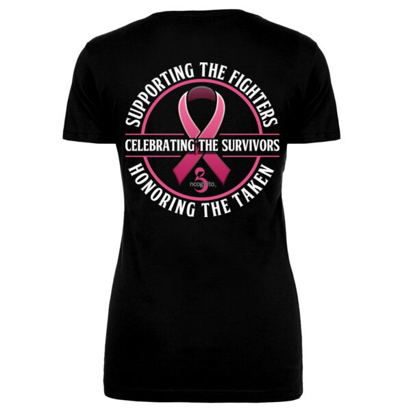 SUPPORTING THE FIGHTERS - WOMEN'S FITTED T-SHIRT Thumbnail